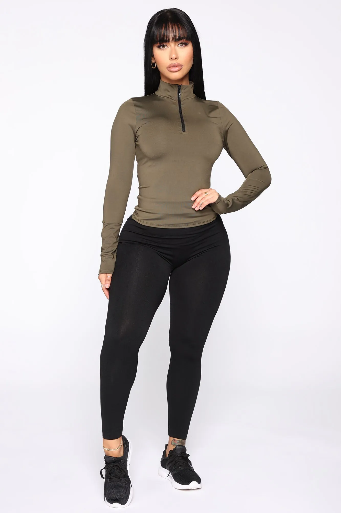 Athletic Bae Top - Olive