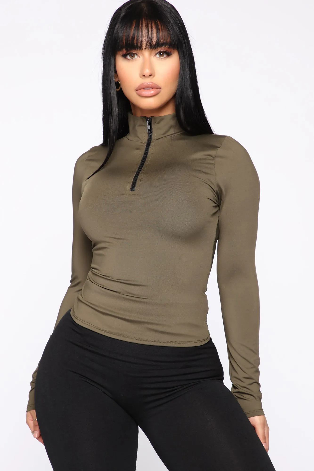 Athletic Bae Top - Olive