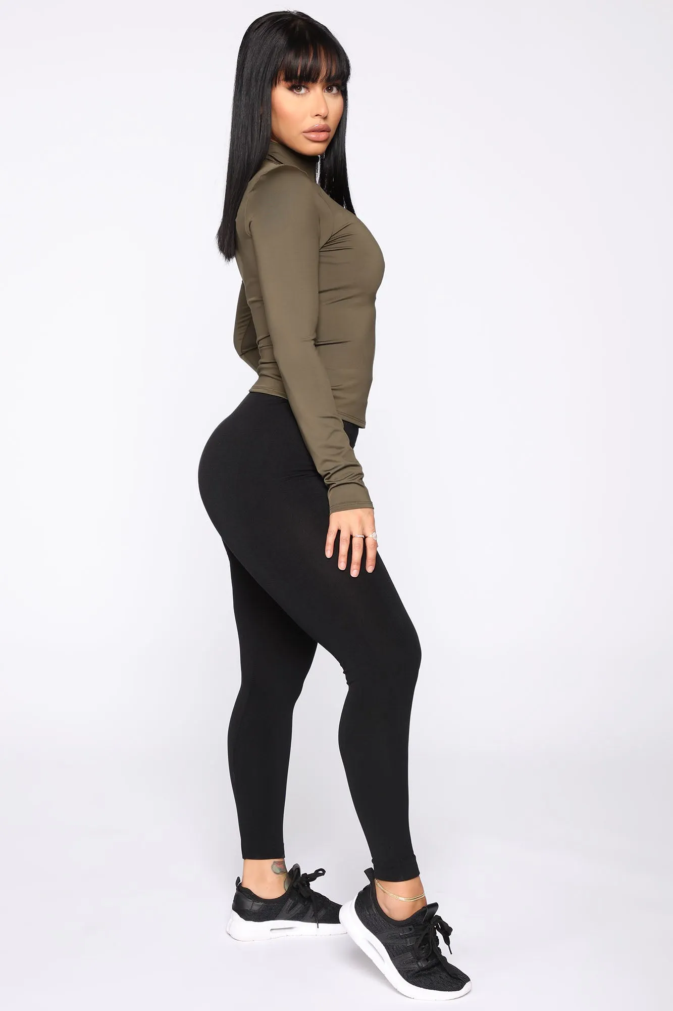 Athletic Bae Top - Olive