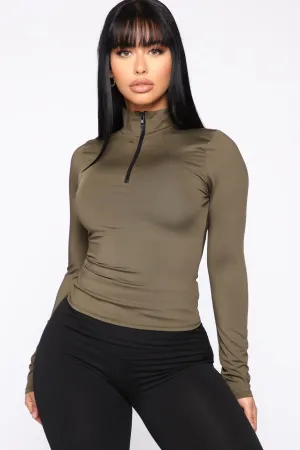 Athletic Bae Top - Olive