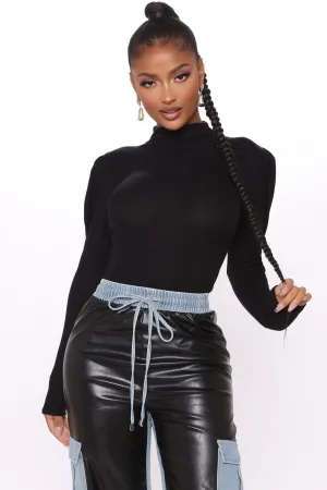 Aubrielle Puff Sleeve Top - Black