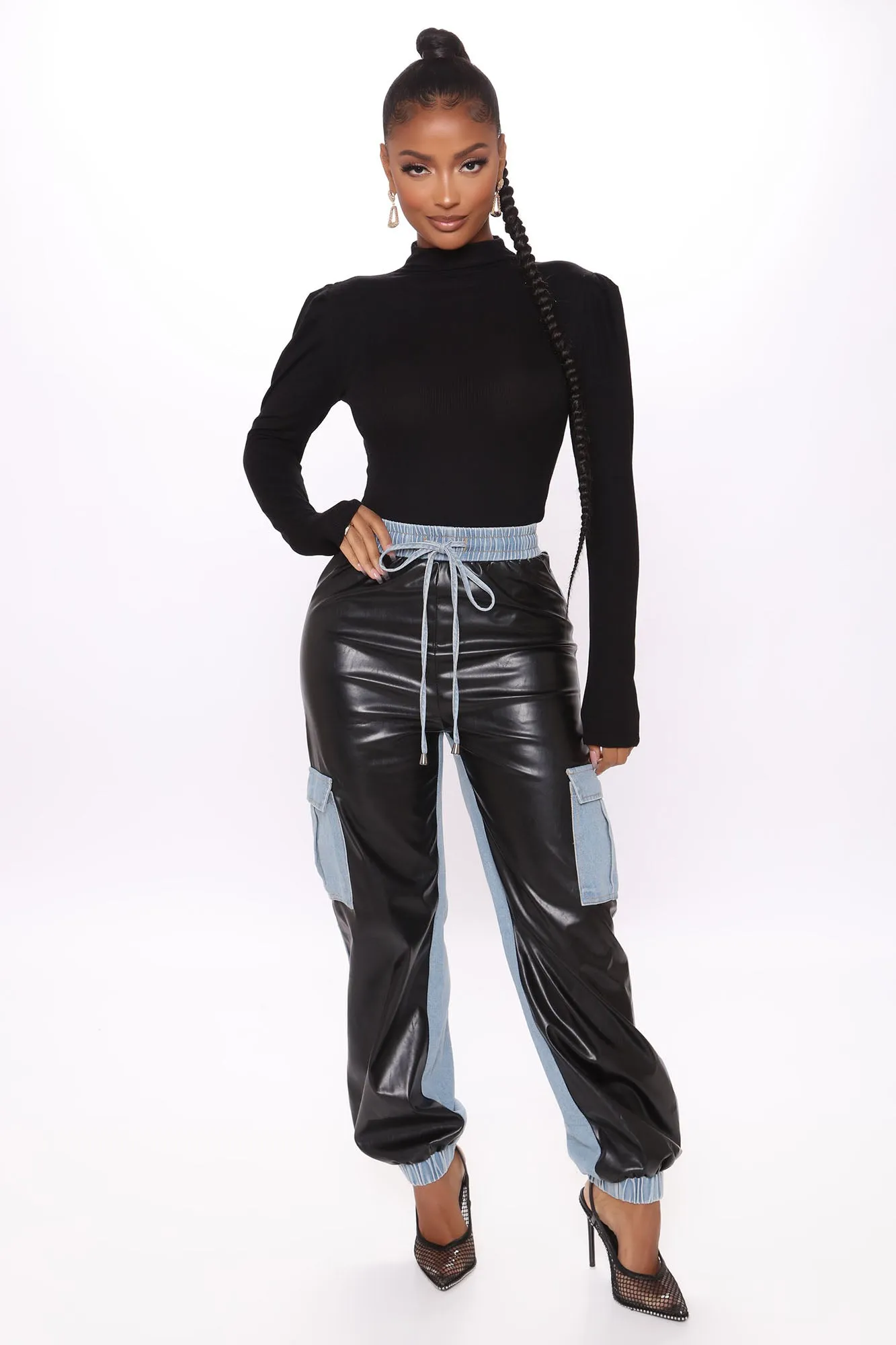 Aubrielle Puff Sleeve Top - Black
