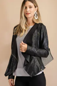 Basic Leather Jacket
