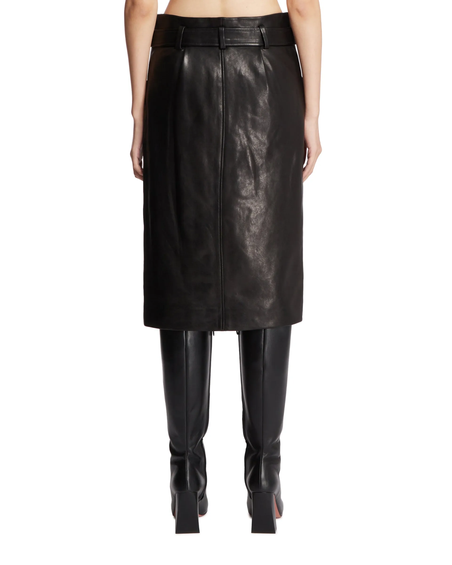 Black Belted Skirt