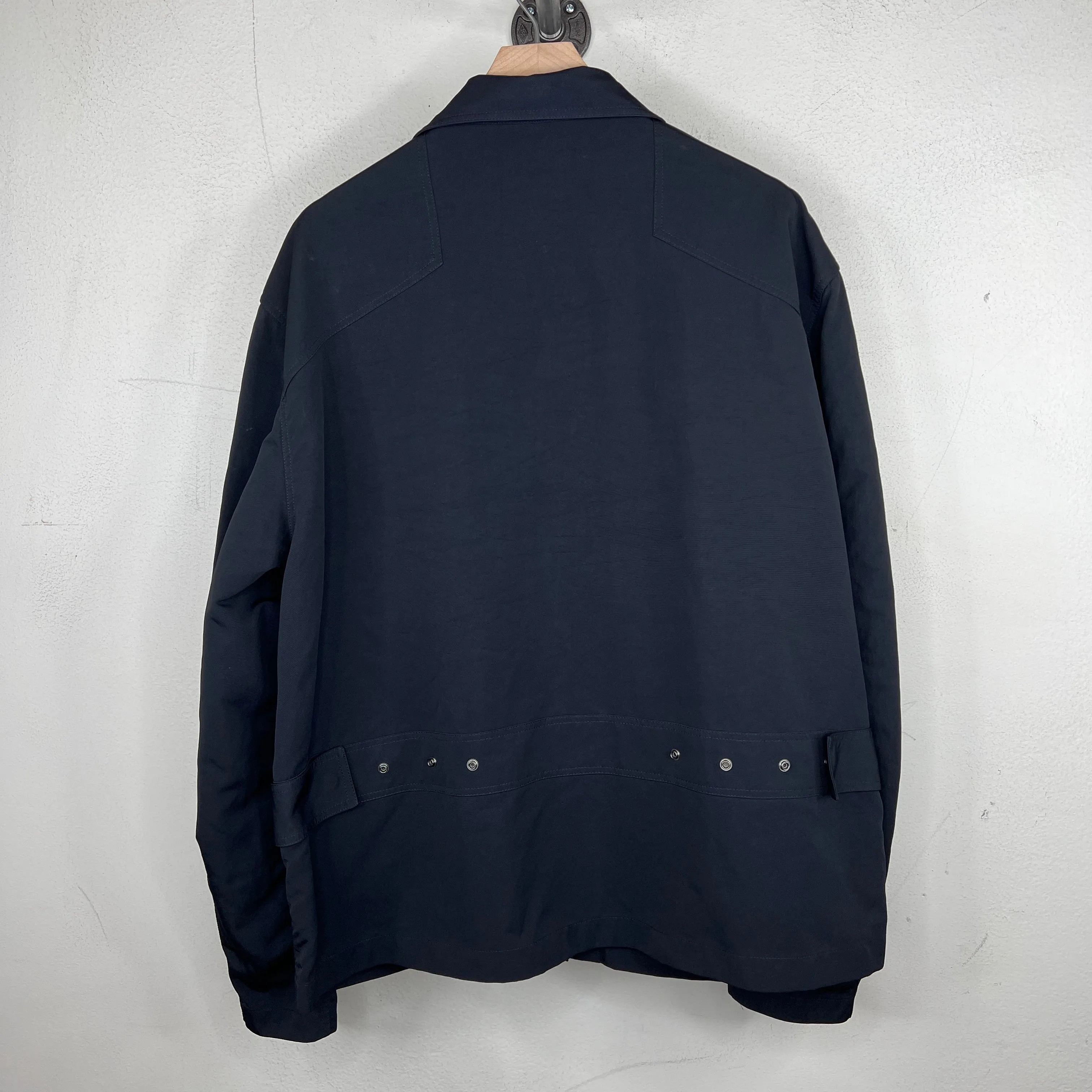 Bottega Veneta Multi Zipper Navy Jacket