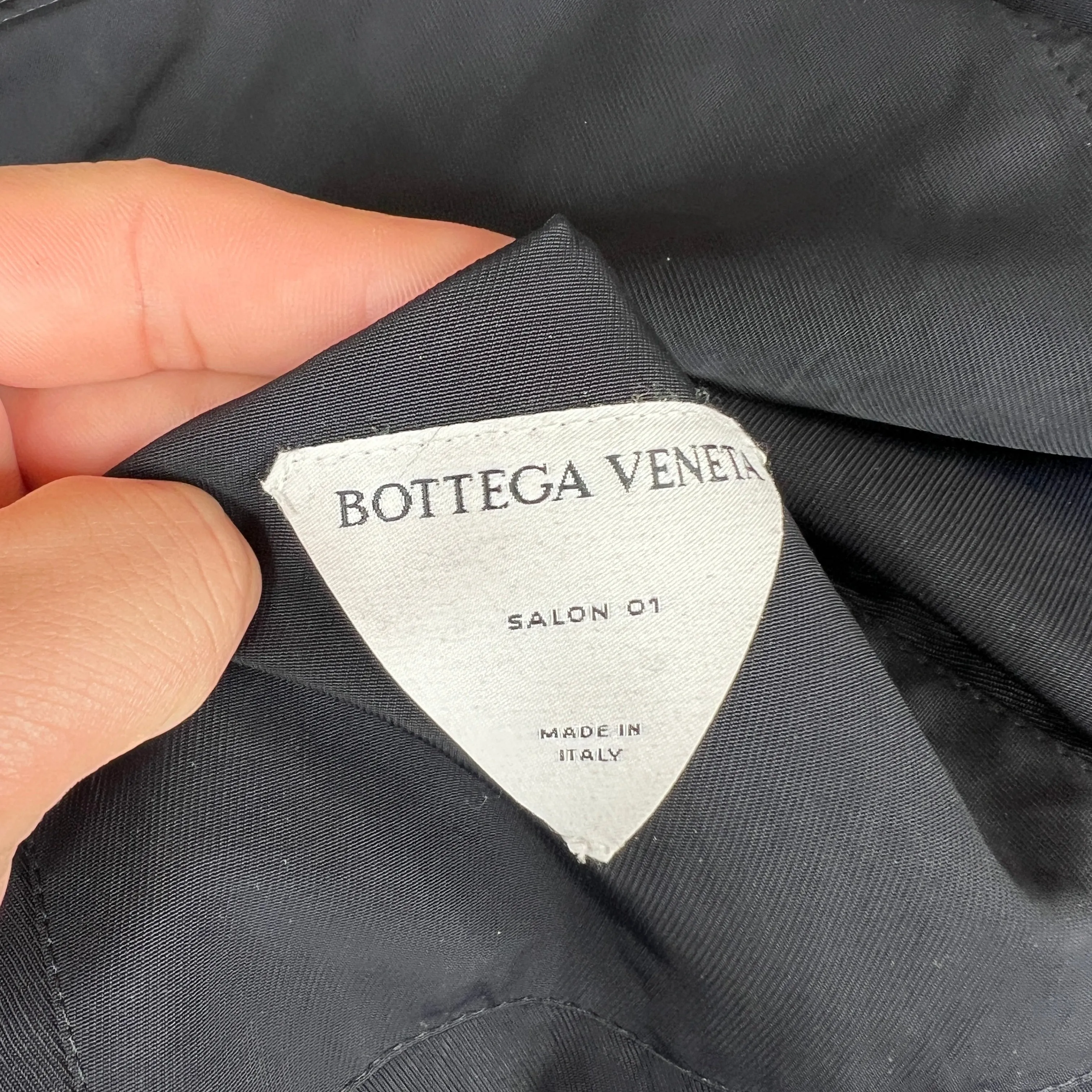 Bottega Veneta Multi Zipper Navy Jacket