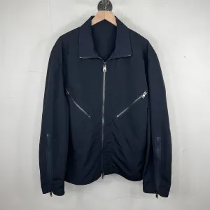 Bottega Veneta Multi Zipper Navy Jacket