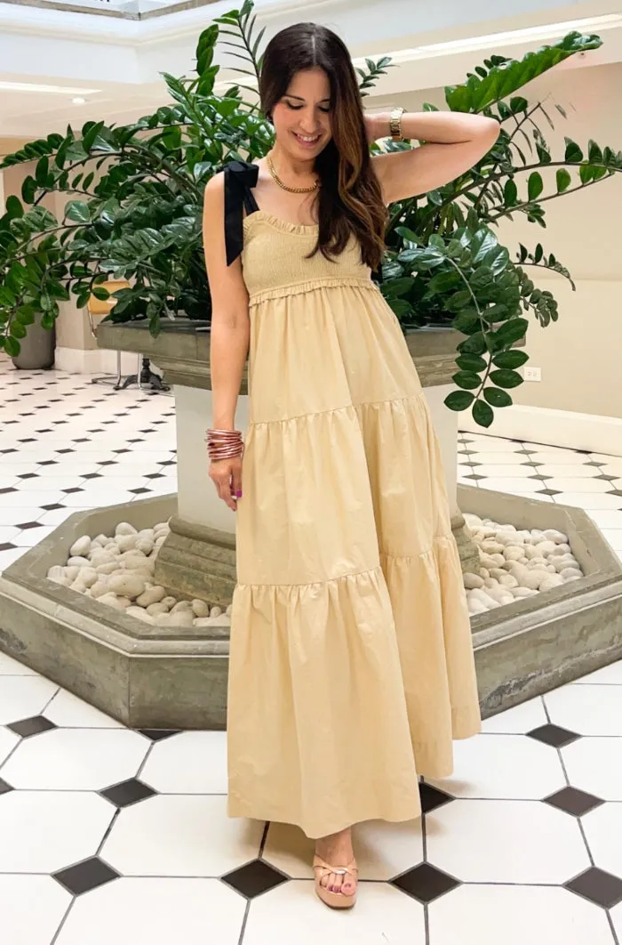 Bow Tie Maxi Dress - NEW!