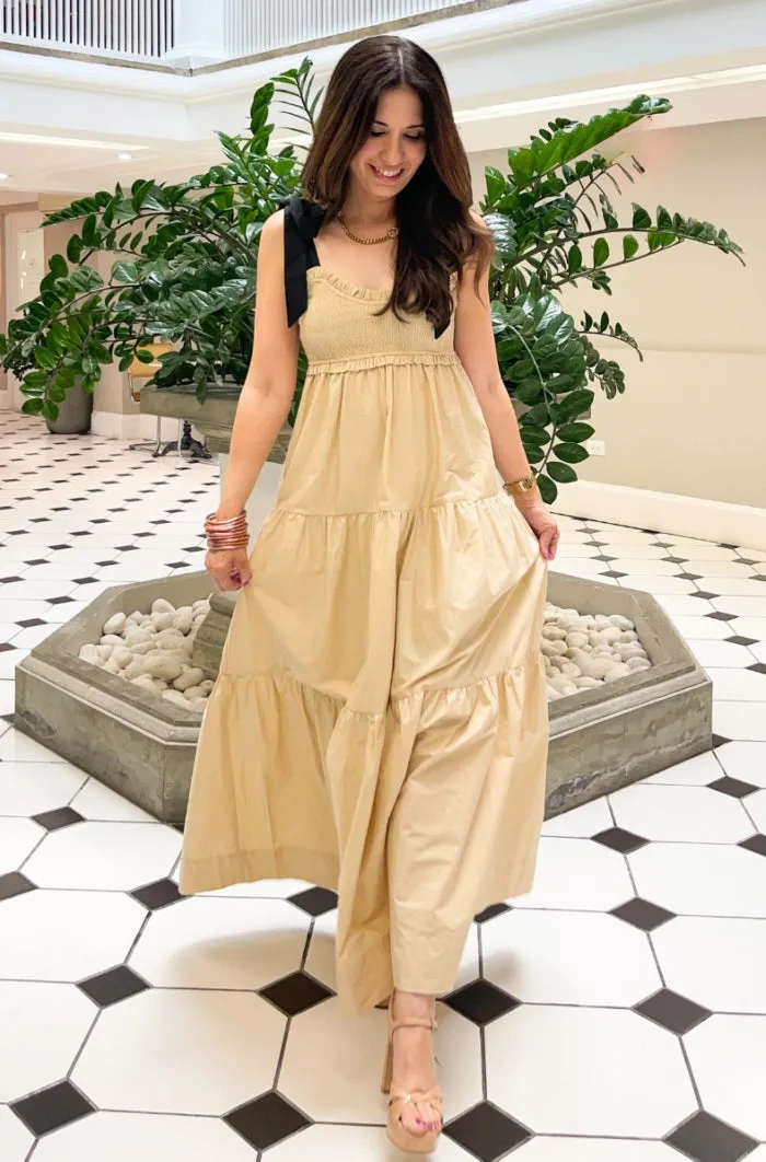 Bow Tie Maxi Dress - NEW!