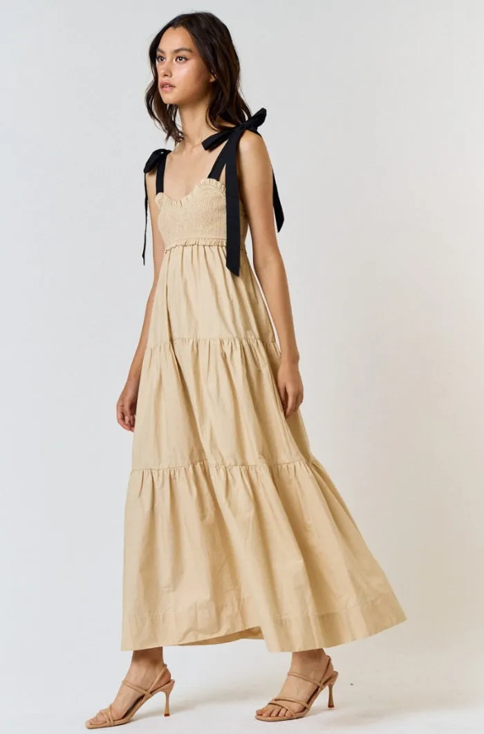 Bow Tie Maxi Dress - NEW!