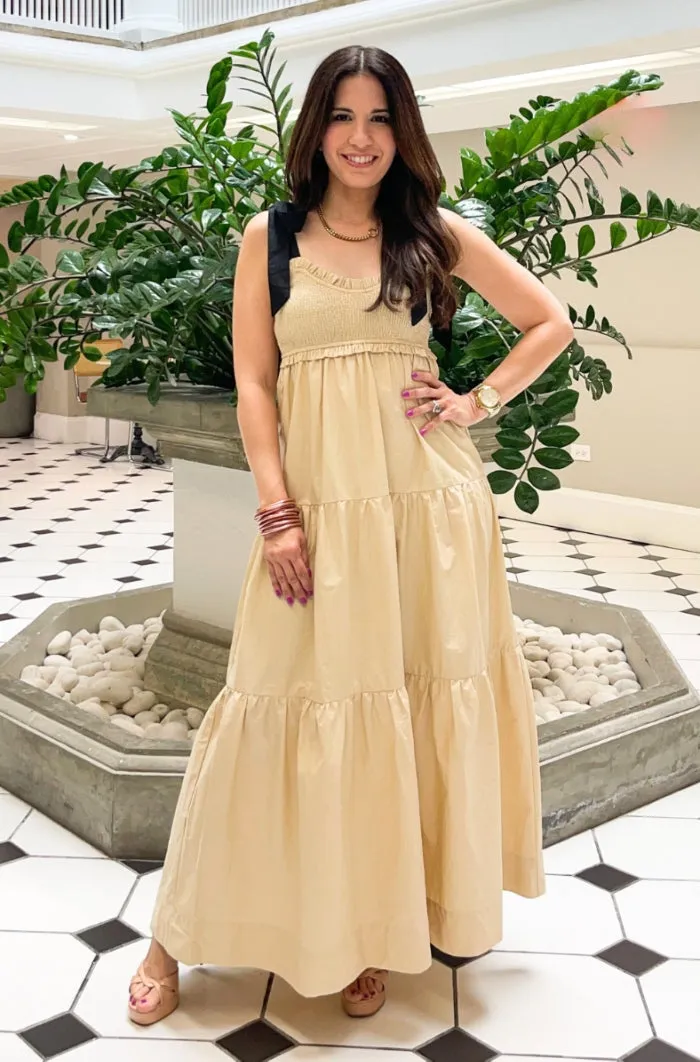 Bow Tie Maxi Dress - NEW!