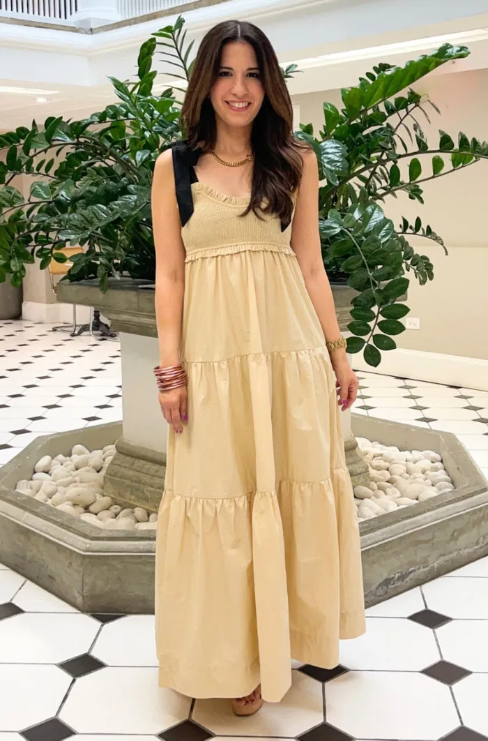 Bow Tie Maxi Dress - NEW!