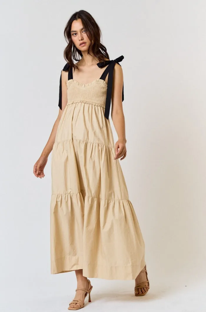 Bow Tie Maxi Dress - NEW!