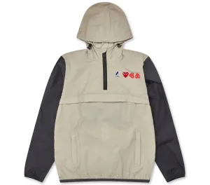 K-Way Bi Color Half Zipped Hoodie