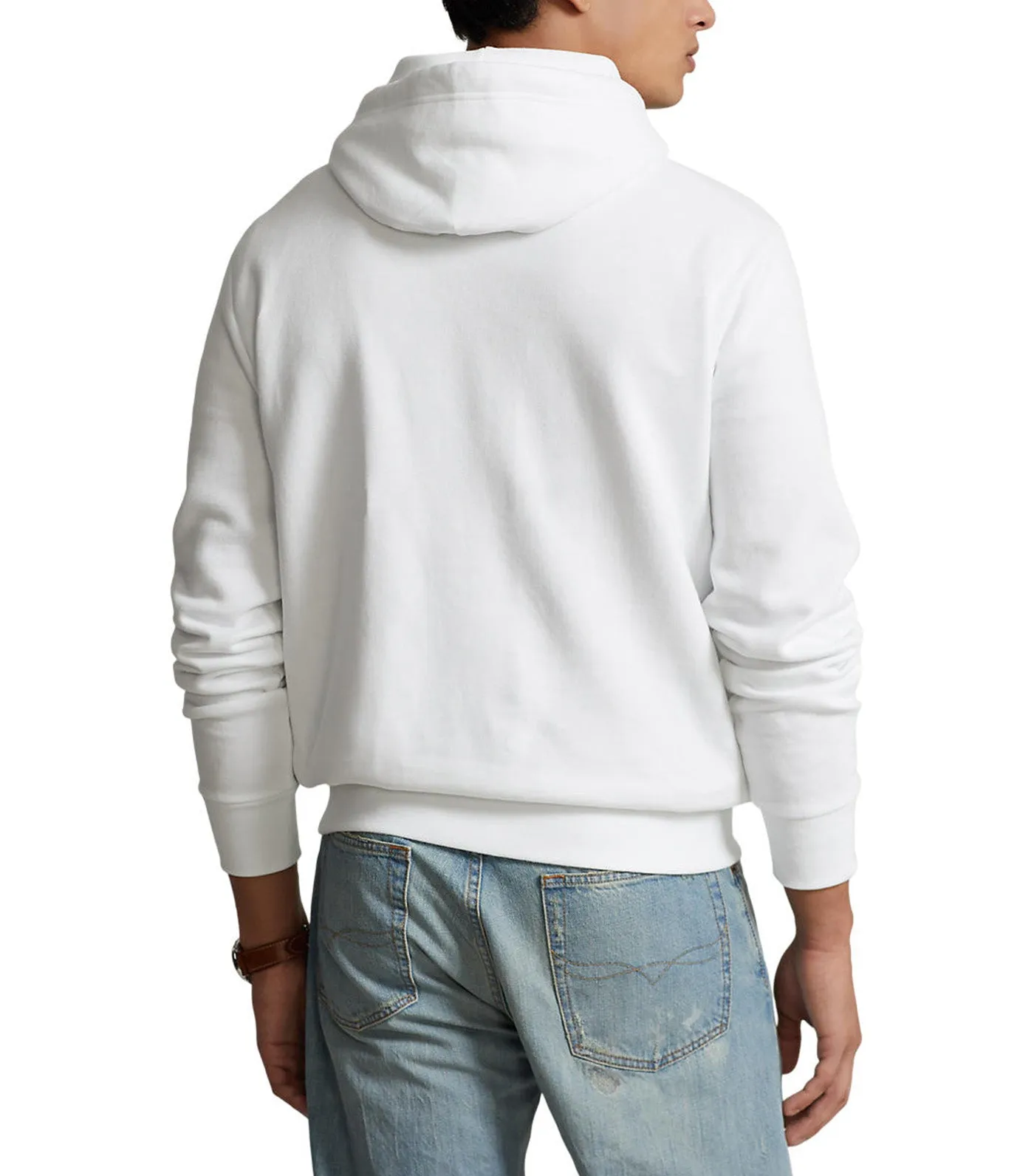 Men's Fleece Graphic Hoodie Polo Club Scenic/White