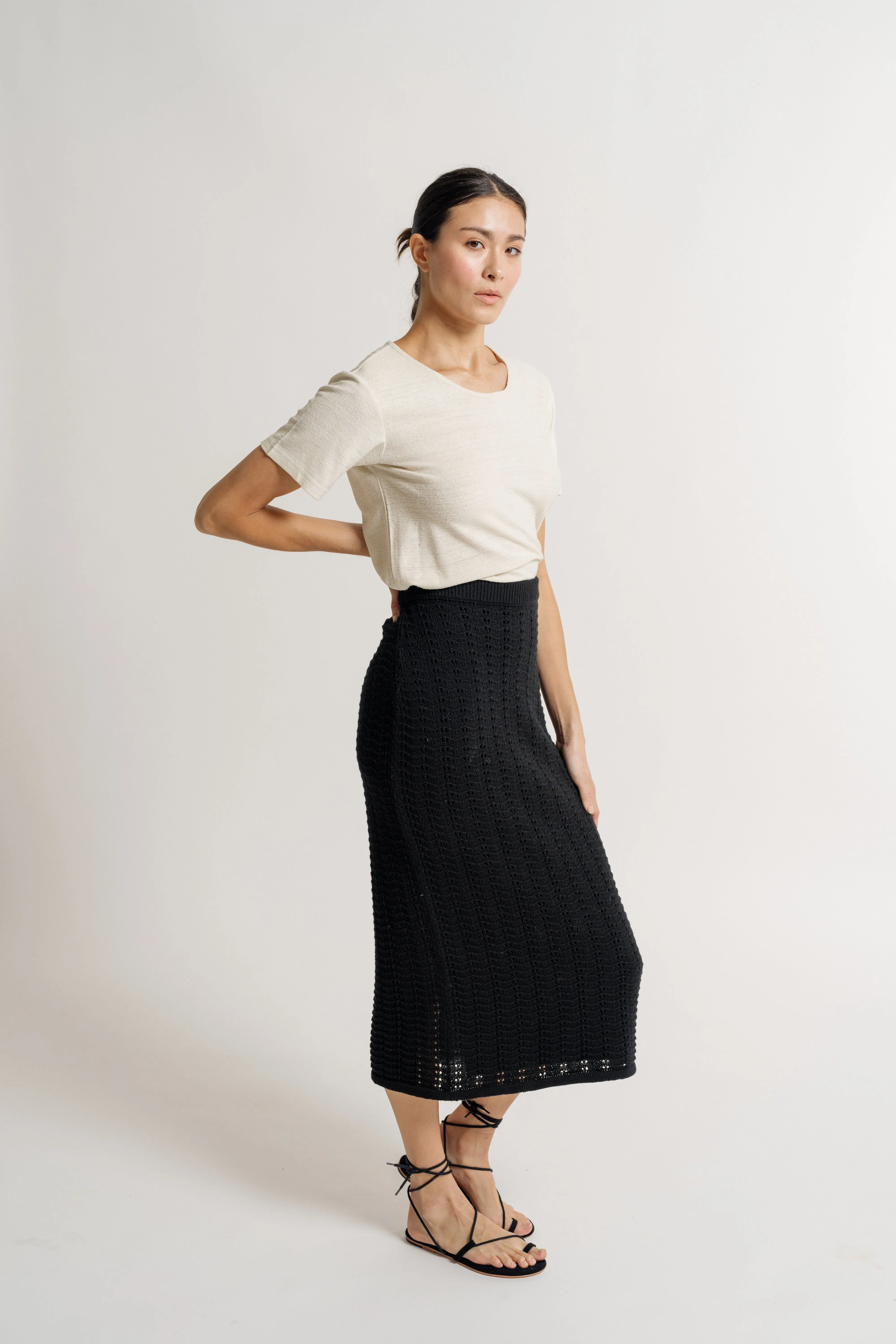 Straight Knit Skirt - Sample