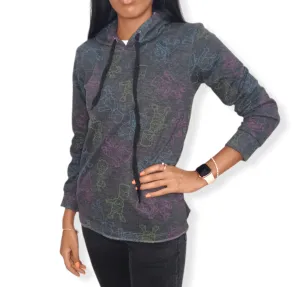 Women Hoodie Sweatshirt - Dark Grey